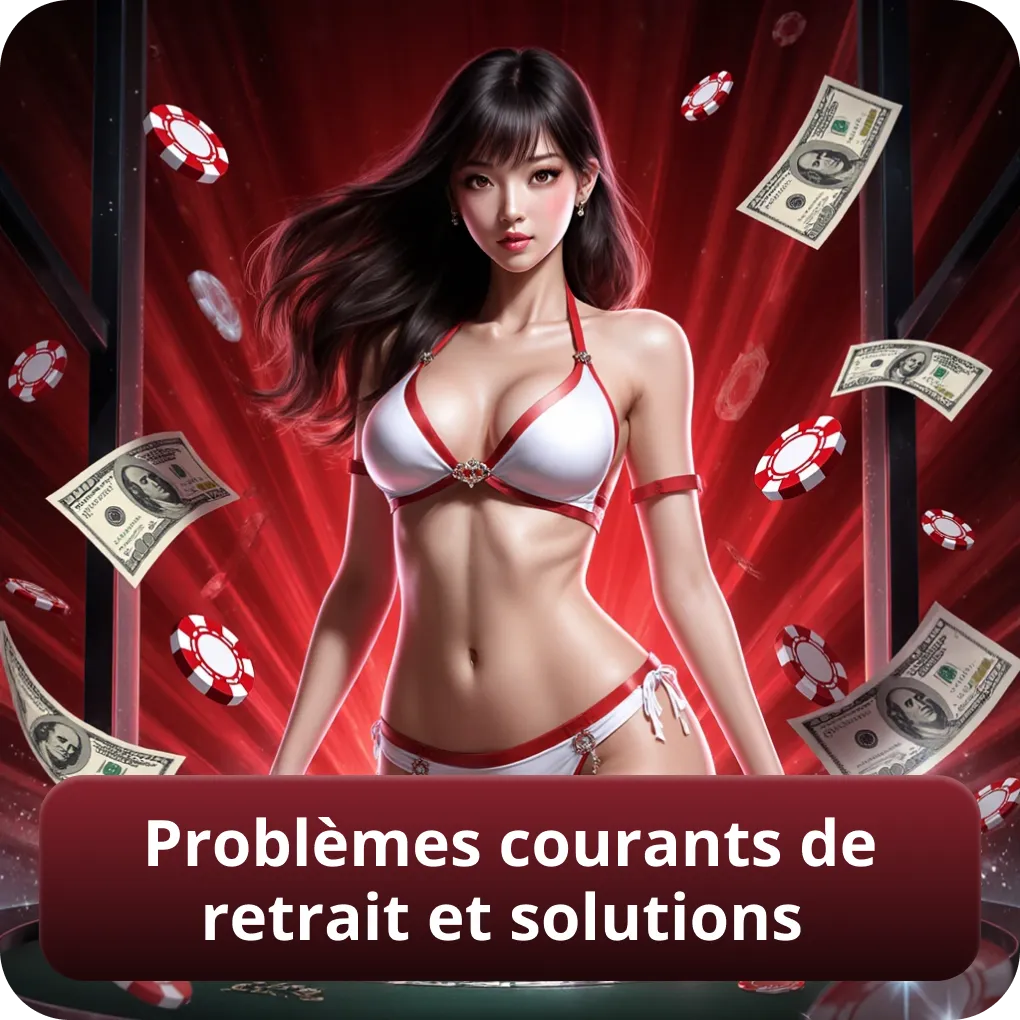 Problèmes courants de retrait et solutions sur casino en ligne retrait rapide