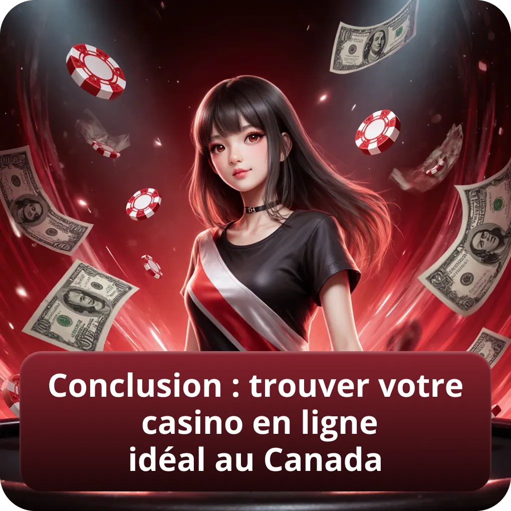 Trouver votre meilleur casino en ligne Canada idéal conclusion