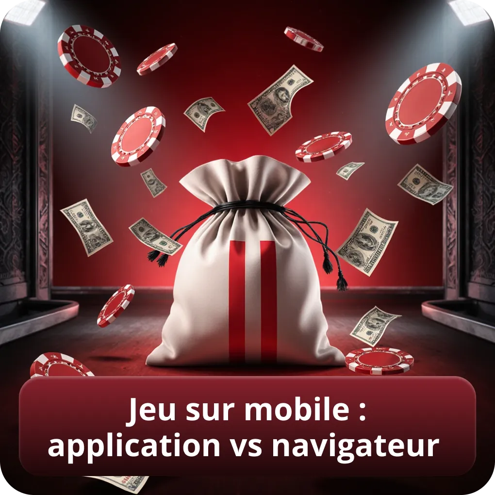 Jeu sur mobile application vs navigateur sur le meilleur casino en ligne Canada