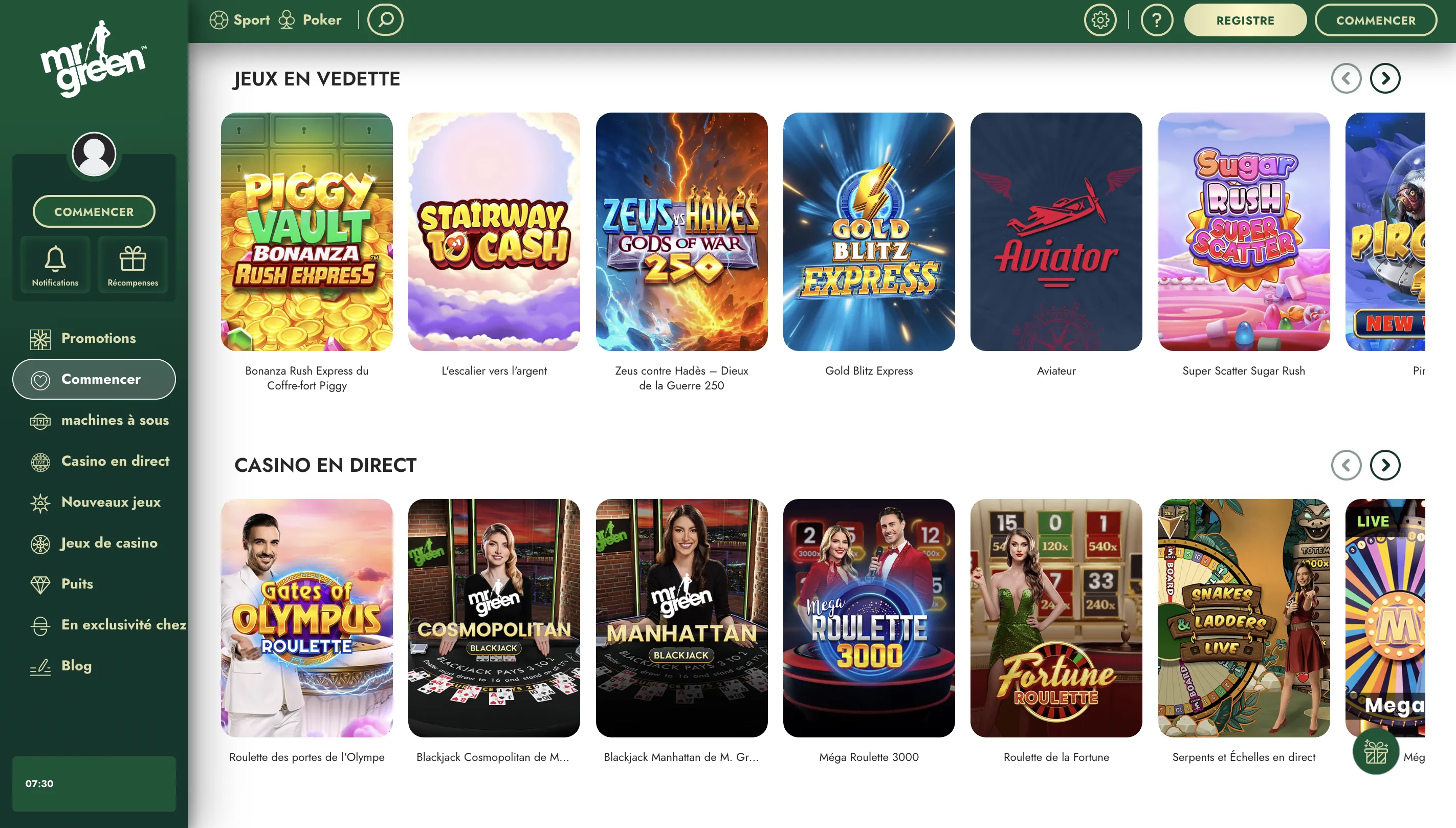 Casino en ligne le plus payant au Canada classement RTP 2026