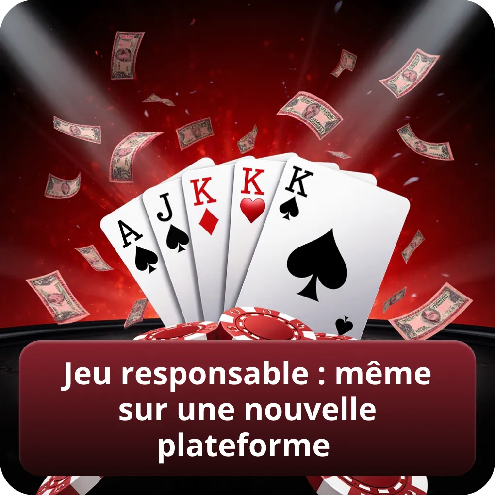 Jeu responsable sur un nouveau casino en ligne au Canada même sur une nouvelle plateforme