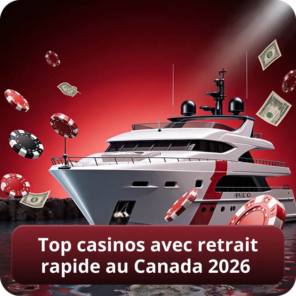 Top casinos avec retrait rapide au Canada 2026