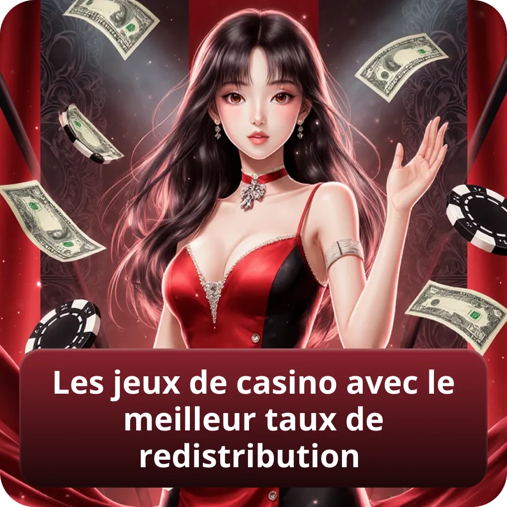 Les jeux de casino en ligne le plus payant avec le meilleur taux de redistribution