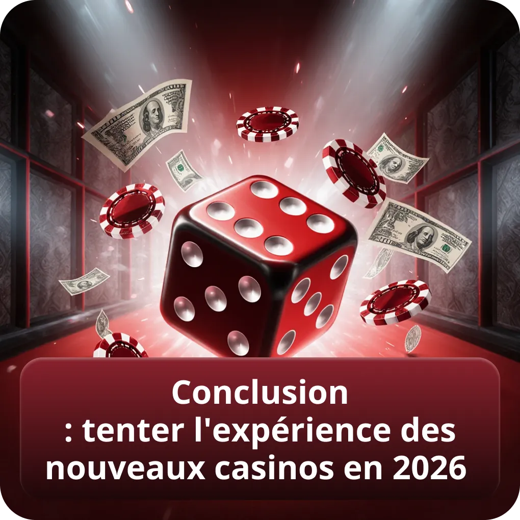Tenter l'expérience d'un nouveau casino en ligne au Canada en 2026 conclusion