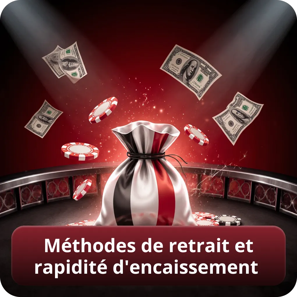 Méthodes de retrait et rapidité d'encaissement casino en ligne le plus payant